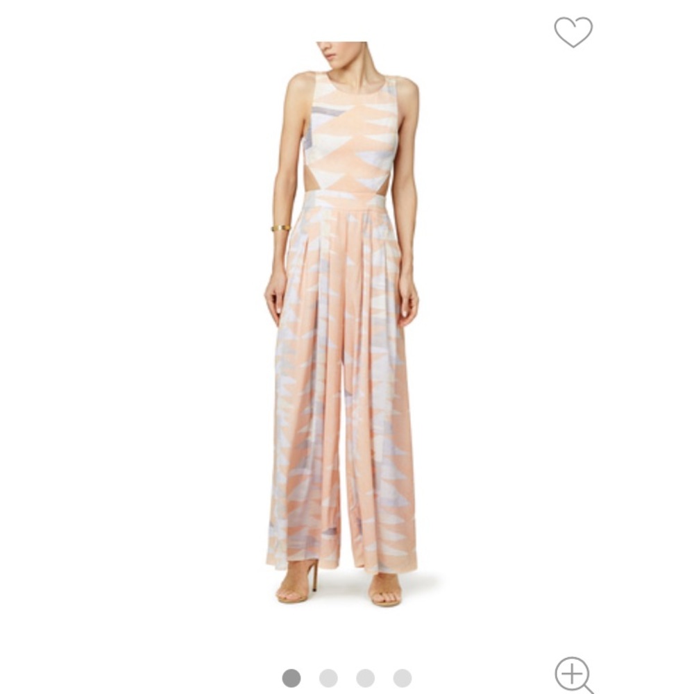 DISO MARA HOFFMAN PEACH LOOM JUMPSUIT